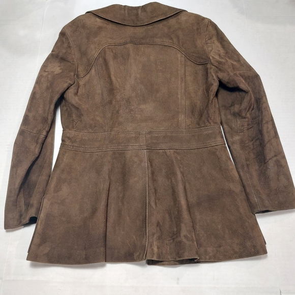 LEATHER FASHION Women's Brown Leather Jacket Size 34 - Picture 3 of 16